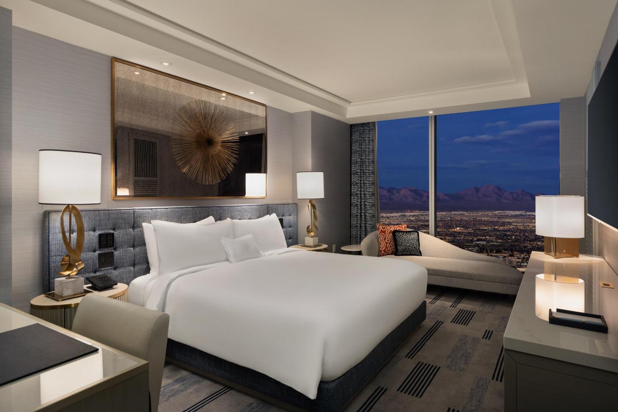 Fontainebleau Las Vegas Eksteriør bilde A guest room at the new Encore